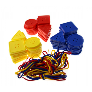 Набор геометрических фигур «Пуговицы» - Фото №1