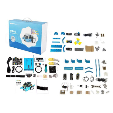 Навчальний STEAM набір mBot Classroom Kit (робот mBotV1.1 + 2 набору розширення Gizmos Add-on Packs) - Фото №1