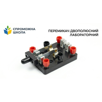 Перемикач двополюсний лабораторний