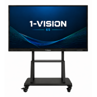 Інтерактивна панель 1-Vision 65, мобільний стенд