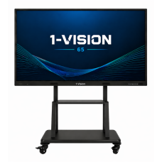 Інтерактивна панель 1-Vision 65, мобільний стенд