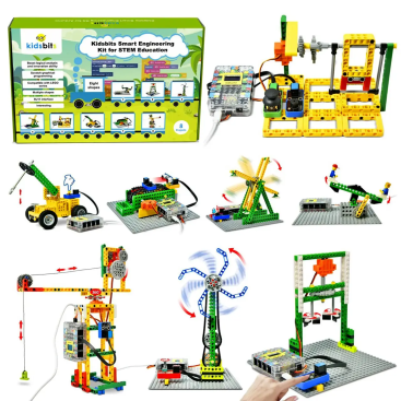 Інженерний STEM-набір Kidsbits Smart Engineering Kit для Arduino з підтримкою Lego і Scratch-програмування - Фото №1