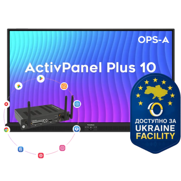 Интерактивная панель ActivPanel 10 Plus 65" [Ukraine Facility] - Фото №1